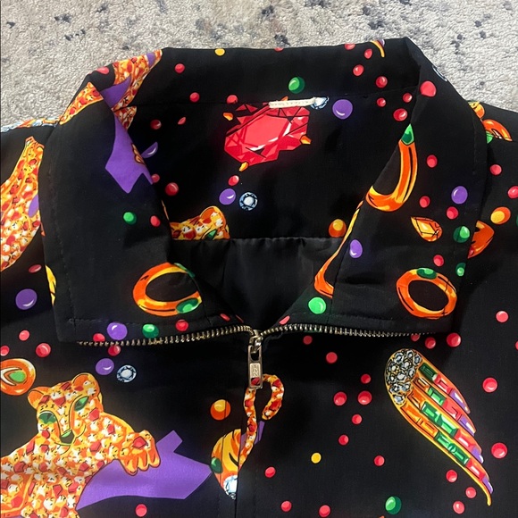 Vintage silky jacket - Picture 4 of 5